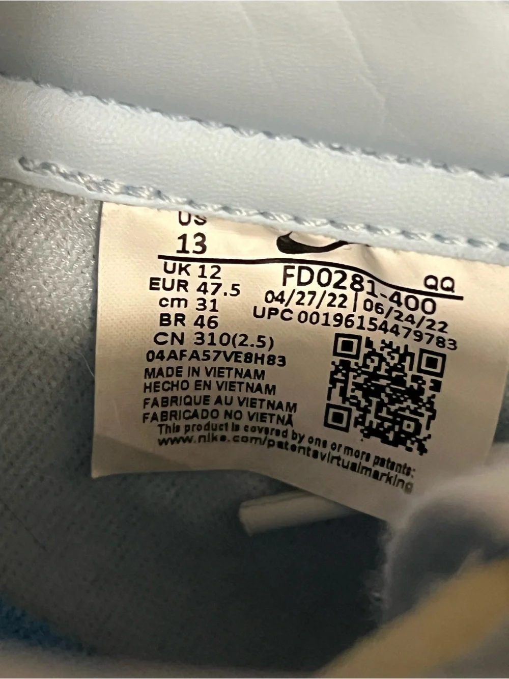 Nike Blazer '77 Vintage Low Celestine Blue sneakers